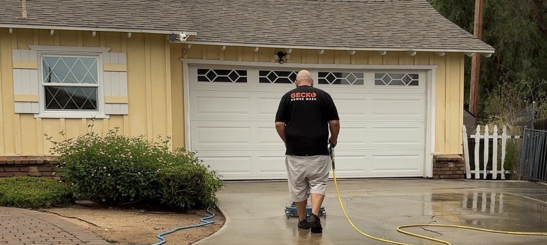 Pressure Washing Driveway
